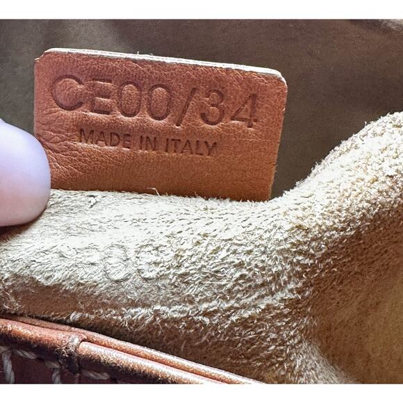 Celine Boogie Bag Tan Quilted Calfskin Top Handle Boston Satchel Handbag - Picture 9 of 9